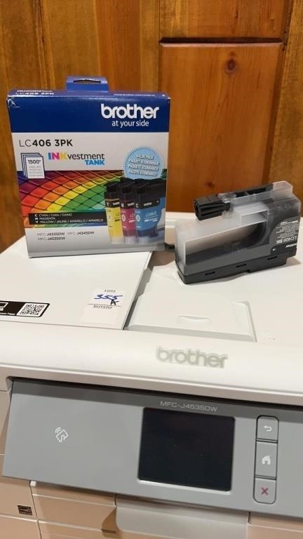Brother genuine printer with ink