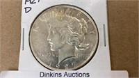 1927D piece dollar excellent condition