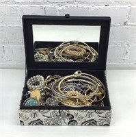 Jewelry box full of fashion jewelry