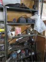 METAL SHELF AND CONTENTS - BUYER TO BOX