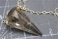 Golden Rutile Pendulum From Brazil