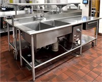 MORAN Stainless Double-Sided Food Service