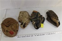 Vintage Baseball Gloves