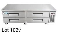 Avantco 72 Inch 4 Drawer Refrigerated Chef Base