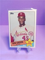 OF)   Sportscard Bob Gibson reprint