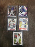 Lot of Baseball Cards Betts, Bichette, Bradley Jr