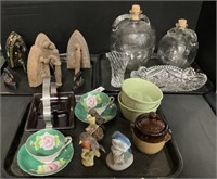 Antique Irons, Occupied Japan Teacups.
