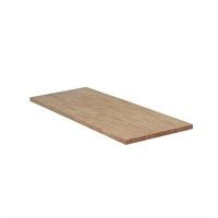 6 Ft. L X 25 in. D Unfinished Hevea Solid Wood