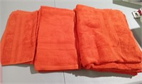 6pc Bath Towel Set - Orange