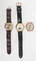 3 Vintage Men's Bulova Accutron Watches