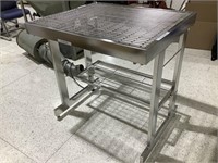 Stainless steel rod table