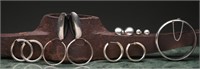 Sterling Silver Earrings - 33.74g