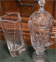 Large Crystal Glass Golf Trophies Orrefors & More