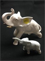Antique Made in Japan Elephants Ceramic Home Decor