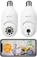$55 Bulb Security Camera 2 Pack