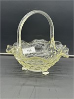 HTF American Fostoria handled basket