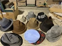 Vintage men’s hats, Stetson, Dobb’s, & others
