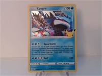 Pokemon Card Rare Kyogre Holo Stamped