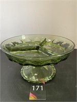 Vintage Divided Dish 8" Dia