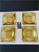 4" Vintage Ashtrays