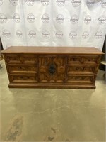 Beautiful Dresser with mirrors and a nightstand