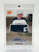 Patrik Laine /25 Rookie Auto Patch Hockey Card