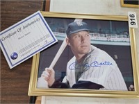 MICKEY MANTLE SIGNED PHOTO
