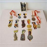 Thirteen 1970's Sports Medals