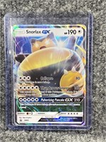 Hologram Pokemon Card Snorlax GX