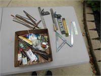 lot of misc Files and measuring tools