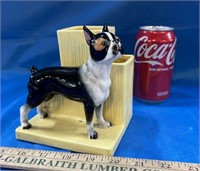 Vintage Boston Terrier Planter