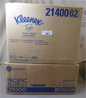 Kleenex Facial Tissue & Pacific Blue Paper Towels