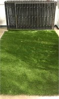 (9)pc. Astro Turf And Metal Gate Set