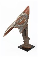 Carved New Guinea Tribal Ancestral Figure,