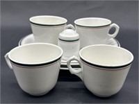 Pillivuy 
Stoneware: 2-Plates, 4-Mugs, 1-Shaker