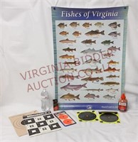 VA Fish Poster, Steel BBs & Paper Targets