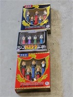 3 PEZ COLLECTOR SETS-KISS/PRESIDENTS