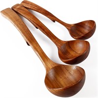 NAYAHOSE Wooden Soup Ladles Wooden Spoons For Cook