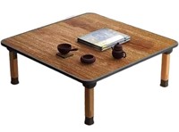 Japanese Wooden Folding Tea Coffee Tables, Square