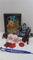 Misc Lot-Child's Purse, Animal Figures & more