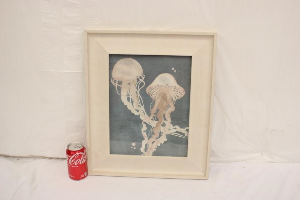 Framed Jellyfish Pic ~ 16" x 19.5"