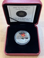 2004 Cdn Sterling Silver Lucky Loonie