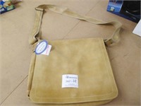 David King Suade Leather Laptop Shoulder Bag