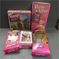 Assorted Barbie Dolls & Clothing - Accessories
