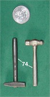 Two mini hammers