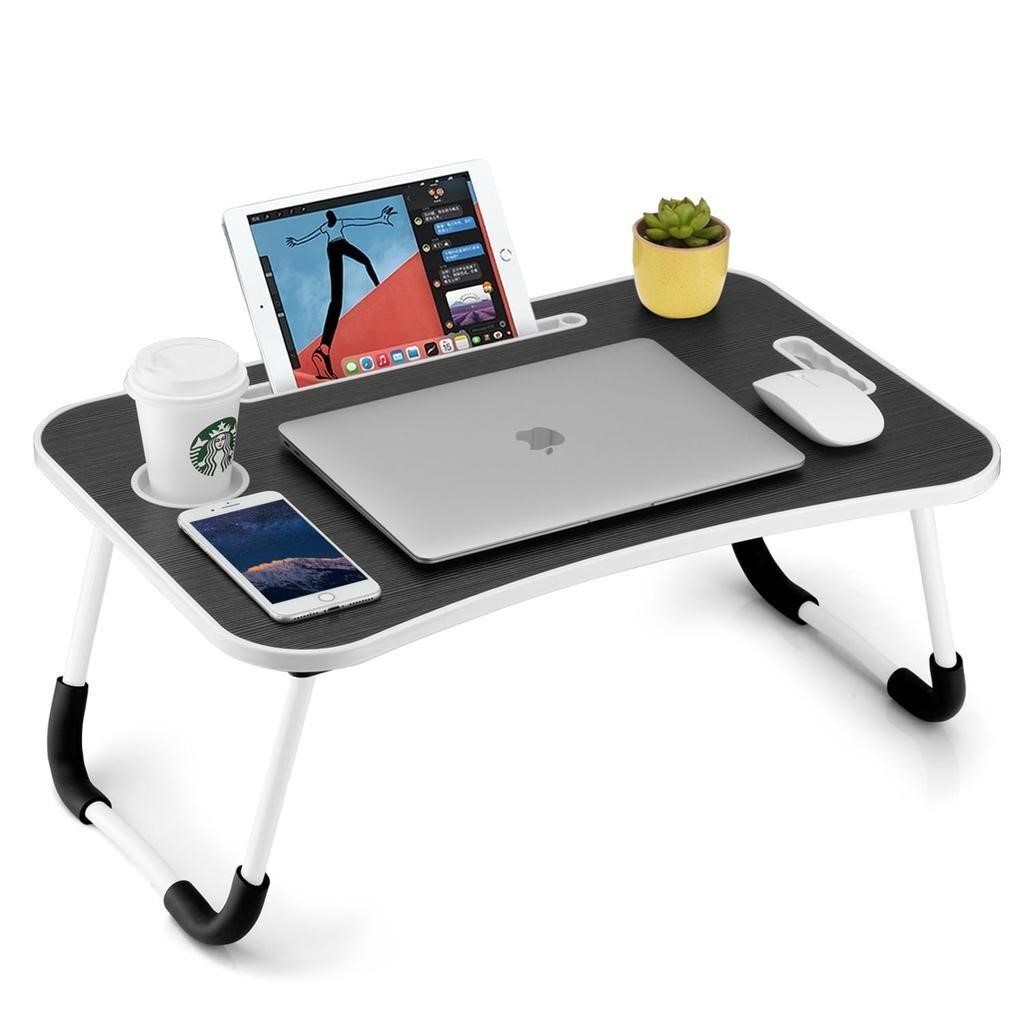 Foldable Laptop Table  Portable Lap Desk Bed