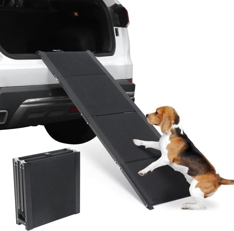 SMONTER Dog Car Ramp for Large Dogs, Folding