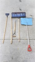 YD 5pc Snow shovels Snow tools Scraper Handles