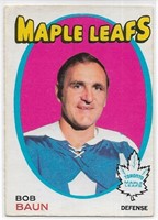 Bob Baun 1971-72 O-Pee-Chee Hockey card #196