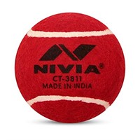 Nivia 12-Pack Heavy Tennis, Cricket Ball, Red